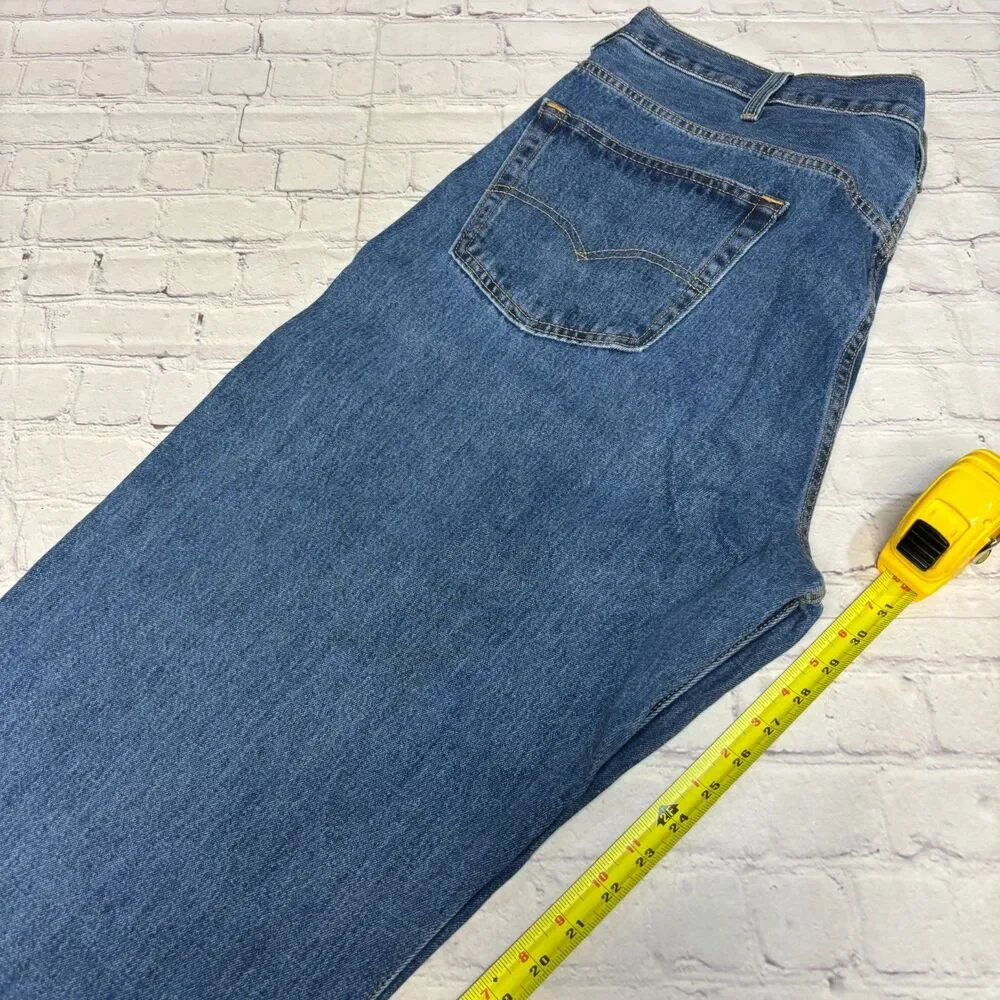 NWT Levi's 550 Relaxed Jeans Men Size 46x32 Blue Denim C106 -6